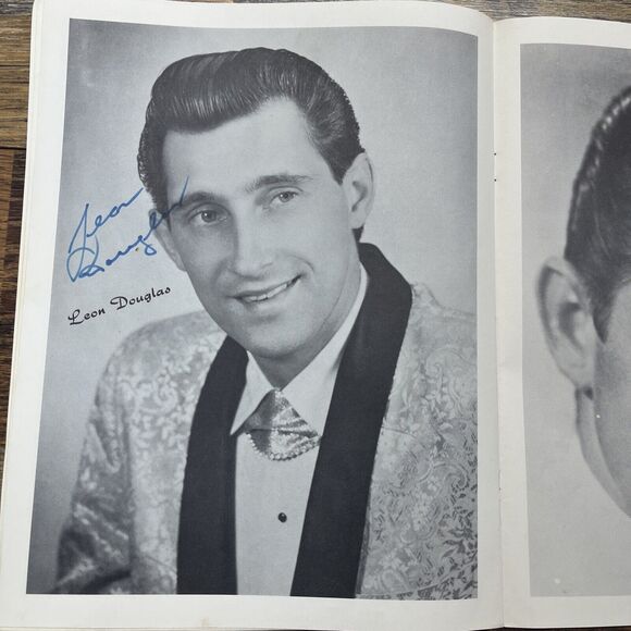 Red Foley, Justin Tubb, And Leon Douglas Autographed Country Booklet NO COA - Picture 5 of 7